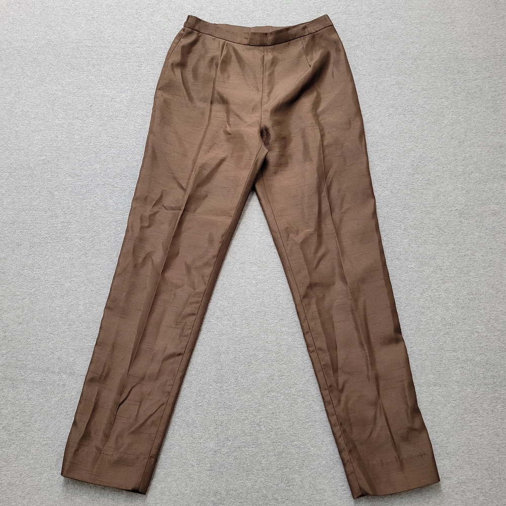 Victor Costa Satin Wide Leg Pants